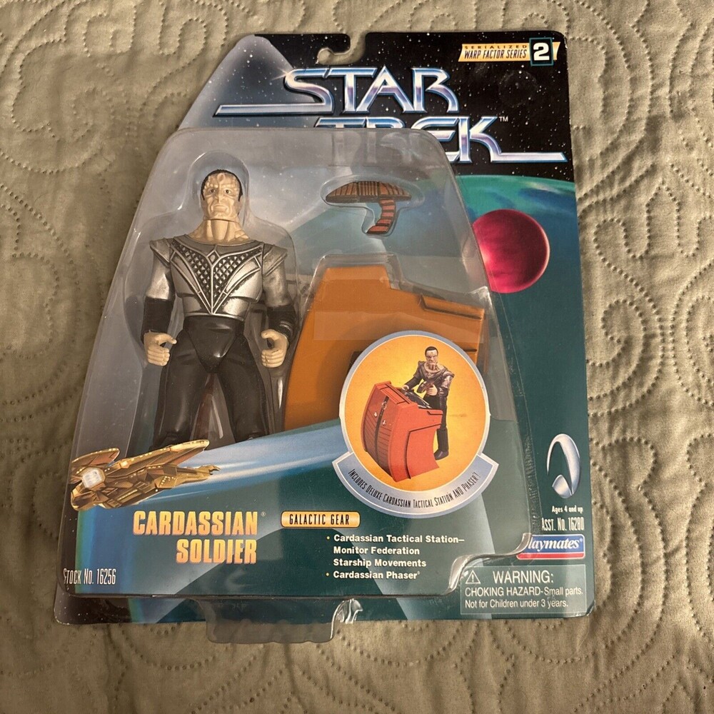 STAR TREK ~ Playmates ~ CARDASSIAN SOLDIER ~ Warp Factor Series 2 ~ 1998 `~ Fig